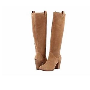 UGG Women's Ava Suede Knee High Heel Boots size 8